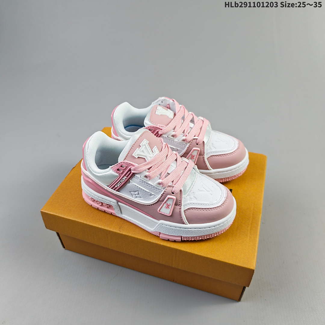 LV Louis Vuitton Trainer Sneaker Low HLb291101203 Size 35 - foto 6
