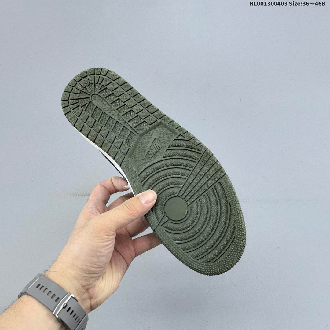 Air Jordan 1 Low OG "Medium Olive" AJ1 1 aj1 1 - foto 7