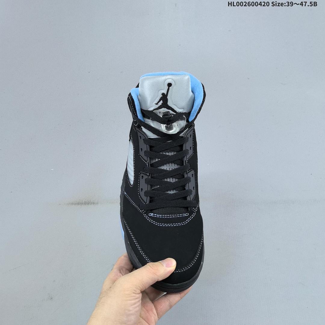 Air Jordan 5 Retro "Black University Blue" AJ5 5 aj5 5 - foto 5
