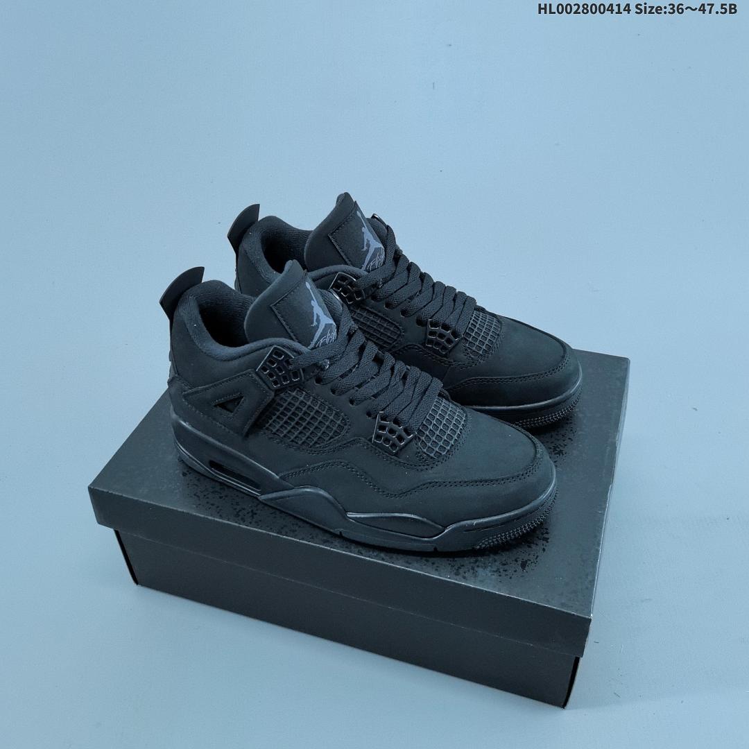 Air Jordan 4 Retro "Black Cat" AJ4 4 aj4 4