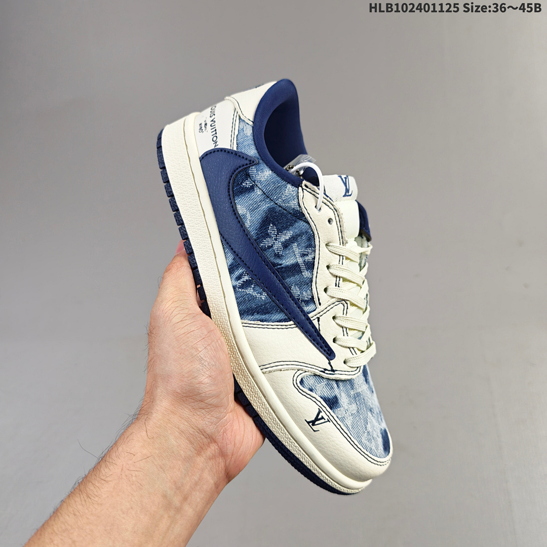 Fragment x Travis Scott x Supreme Air Jordan 1 Low AJ1 - foto 5