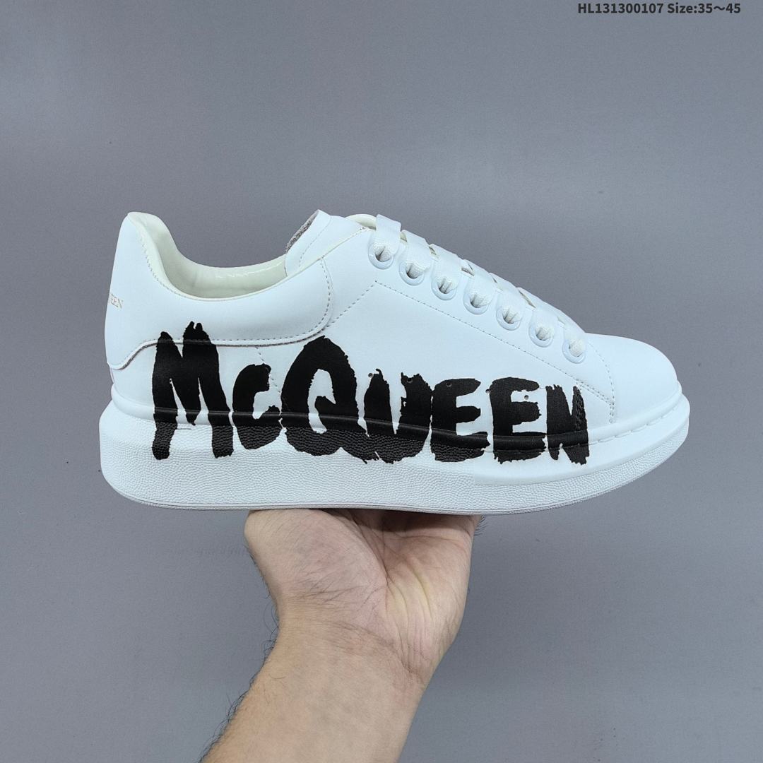 Alexander McQueen Sole Leather Sneakers 553770 HL131300107 - foto 8