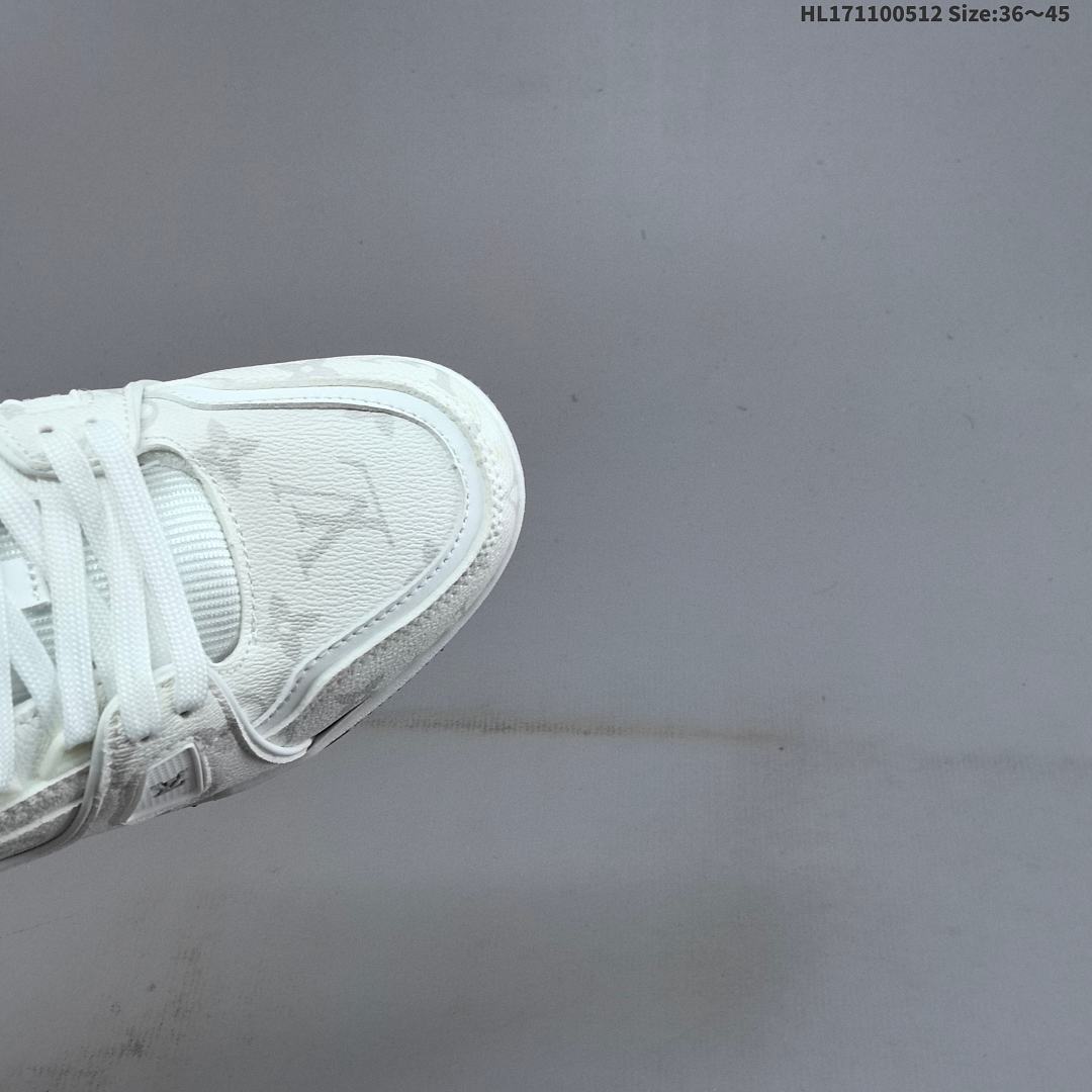 Louis Vuitton Trainer Sneaker Low LV ID Size 45 - foto 8
