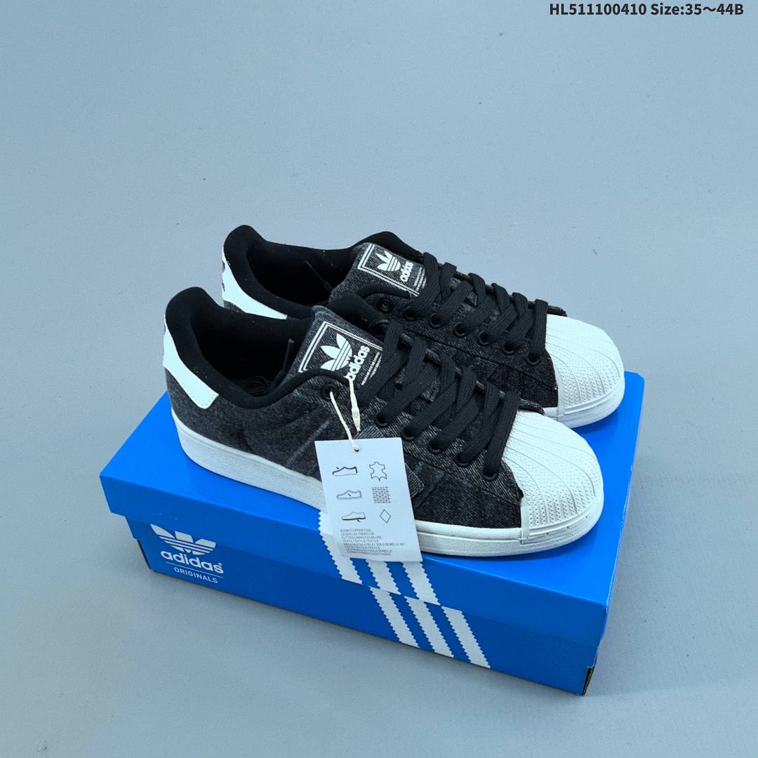adidas Originals SuperstarsWhiteRed Laceless” ²/₃ 37¹/₃