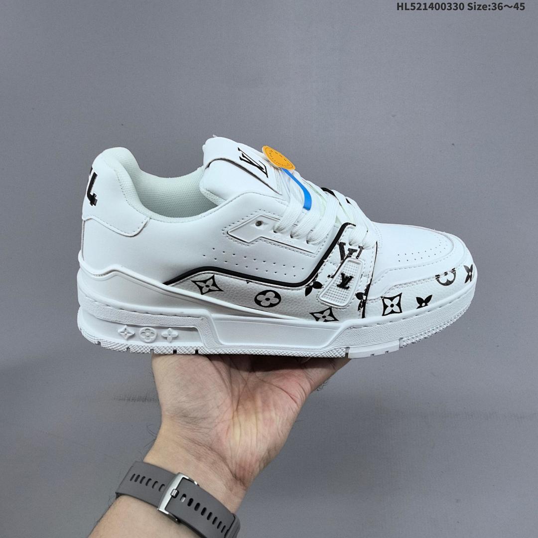 Louis Vuitton Trainer Sneaker Low LV ID Size 45 - foto 2