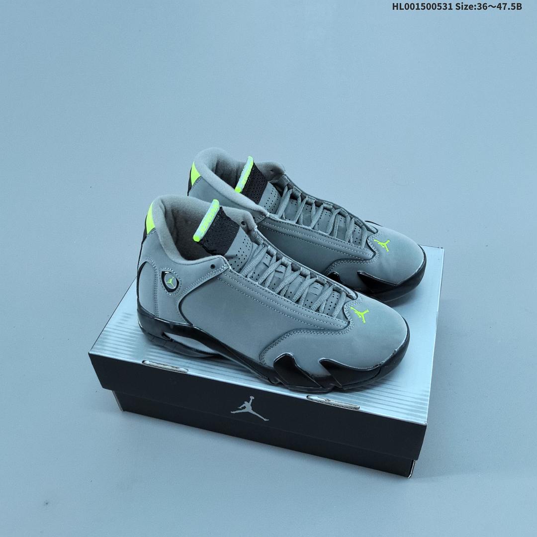 Air Jordan 14 Retro "Graphite Chartreuse" AJ14 14 aj14 14