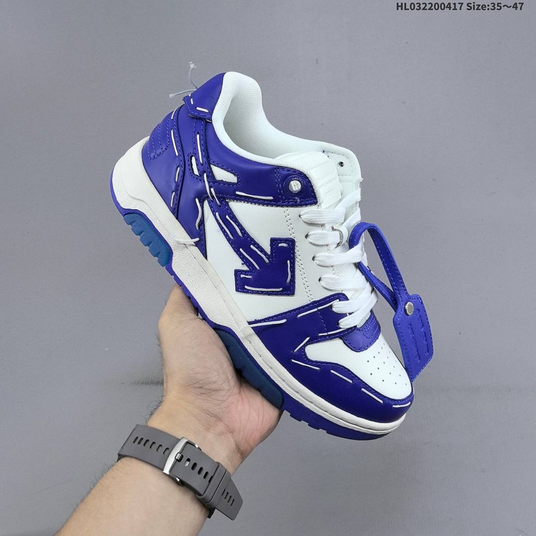 , Off-WhiteÔäó c/o Virgil Abloh Out Of Office Low-top Leather OW OFF-White - foto 4