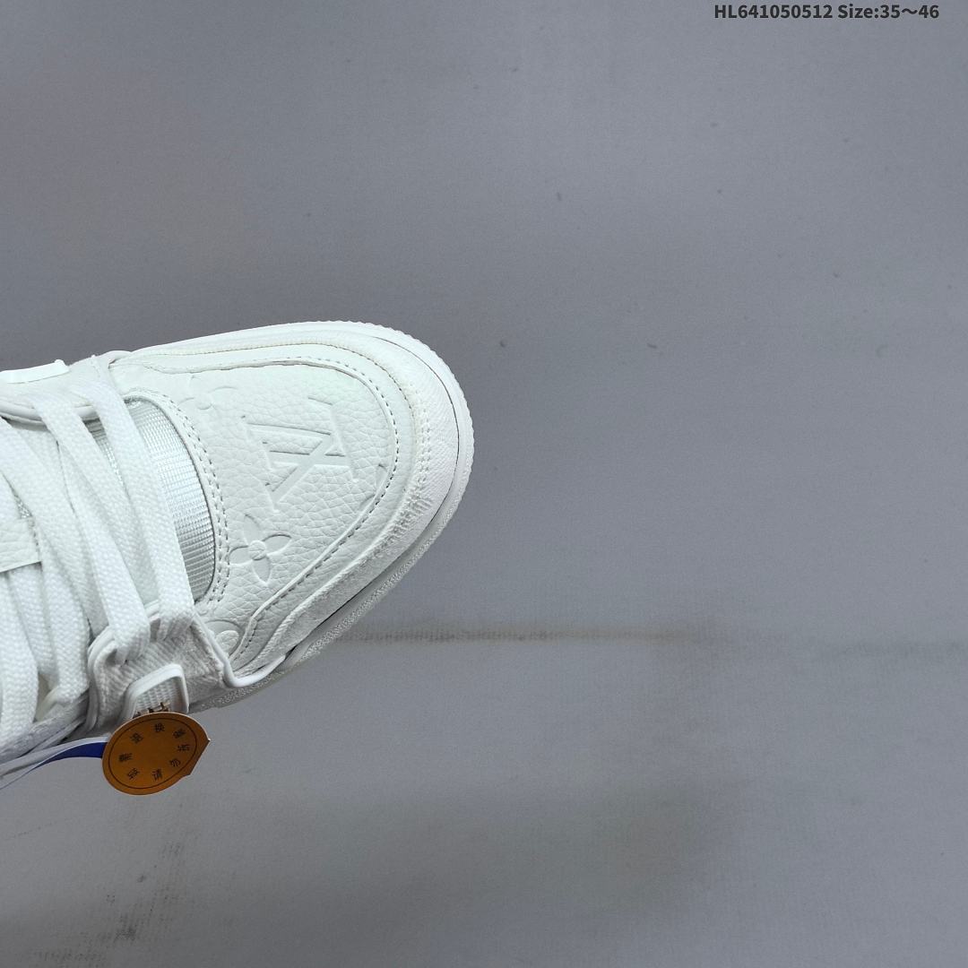 Louis Vuitton Trainer Sneaker Low LV ID Size 46 - foto 8