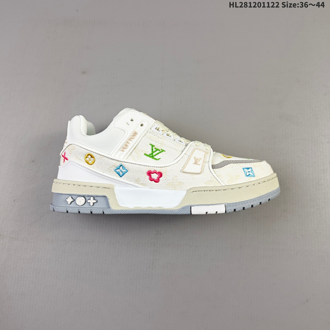 Louis Vuitton Trainer Sneaker Low LV ID HL281201122 Size 44