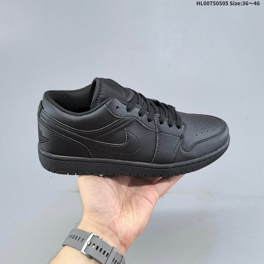 Air Jordan 1 Low "Triple Black" AJ1 1 aj1 1 Air Jordan 1 " - foto 2
