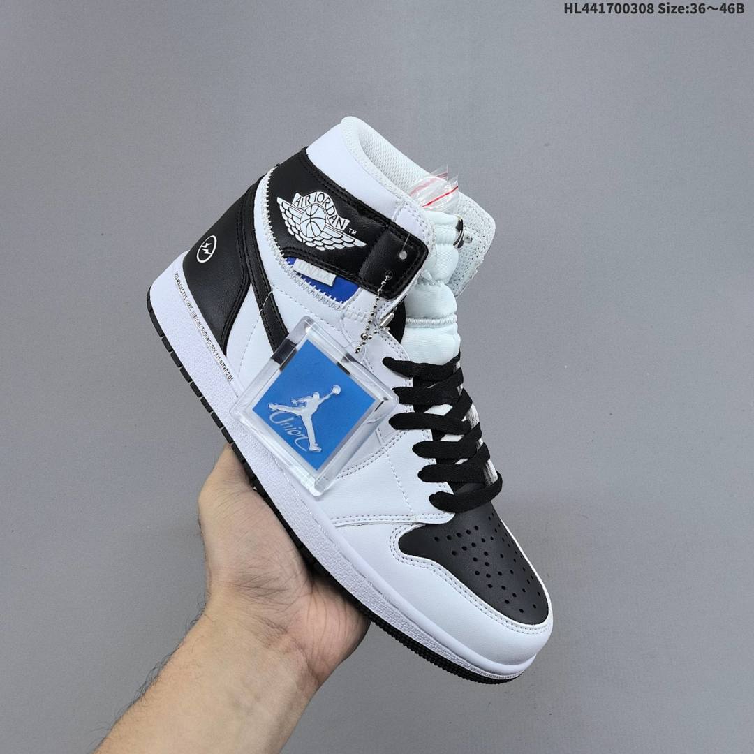 Union LA x Fragment Design x Air Jordan 1 Retro High OG "White Black" AJ1 1 - foto 3