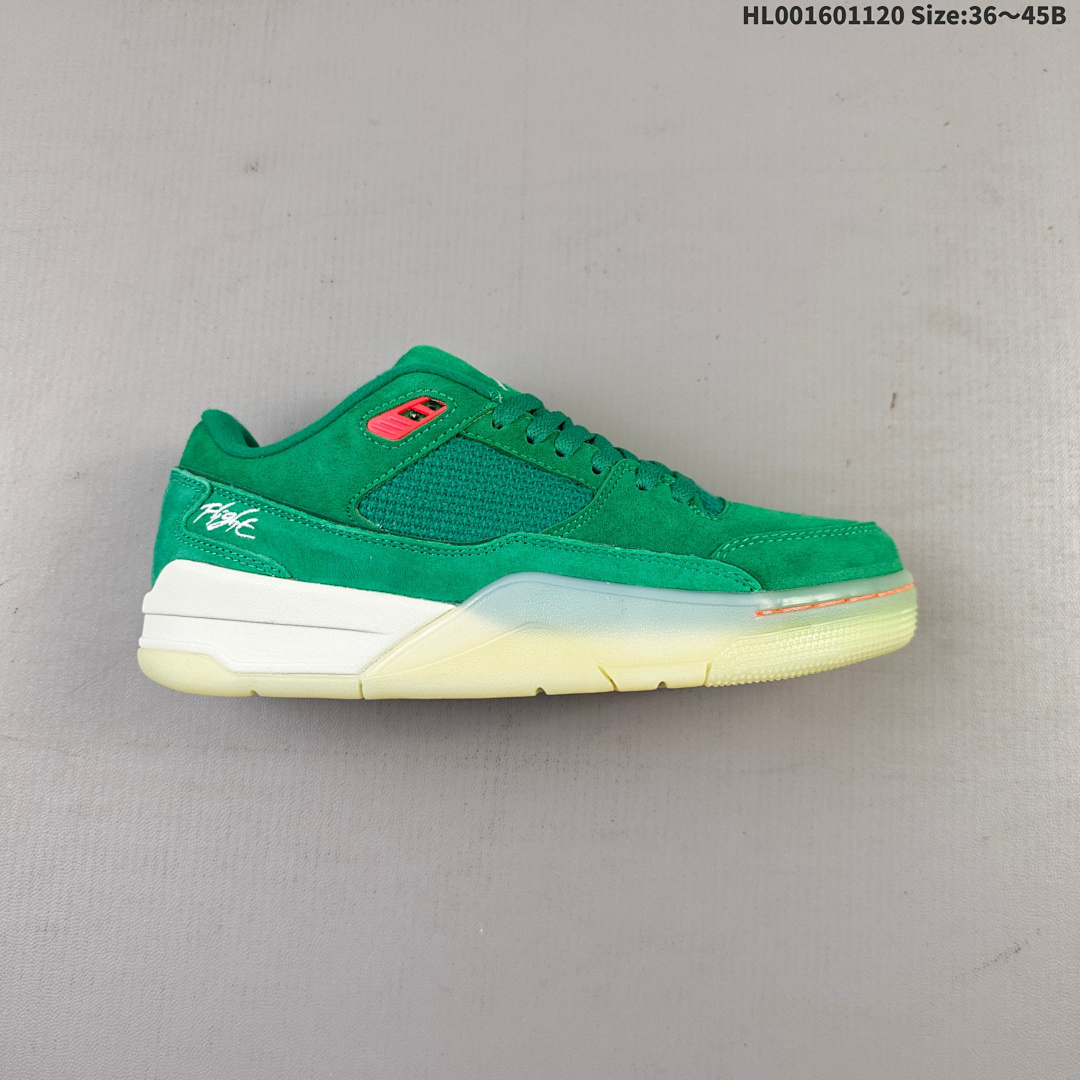 Air Jordan 4 Retro Flight Court "Malachite" AJ4 4 aj4 4