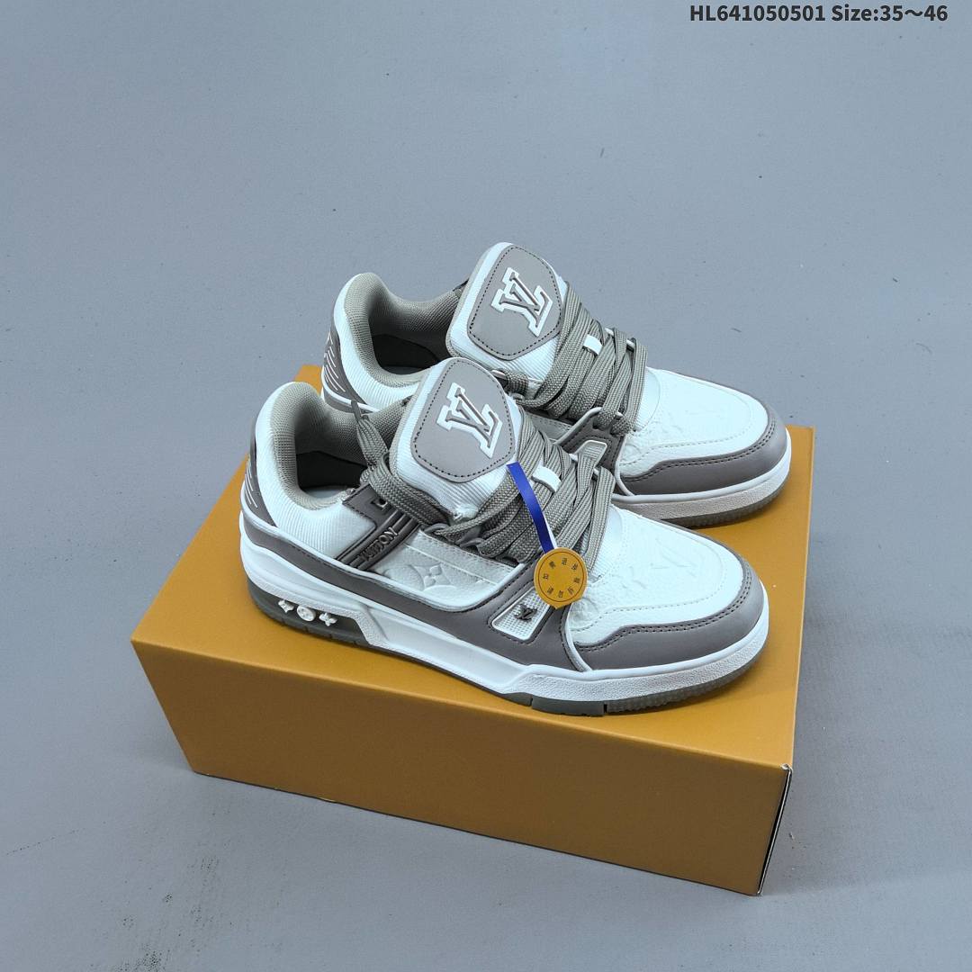 Louis Vuitton Trainer Sneaker Low LV ID Size 46 - foto 20