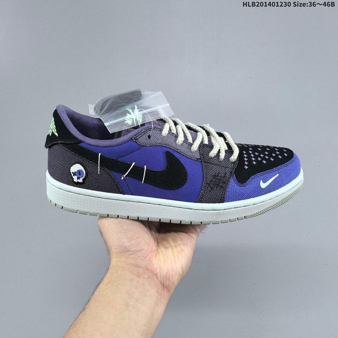 Zion Williamson x Air Jordan 1 Low OG & x27;Regency Purple And Dark Raisin& x27; 2.0 AJ1 1 - foto 9