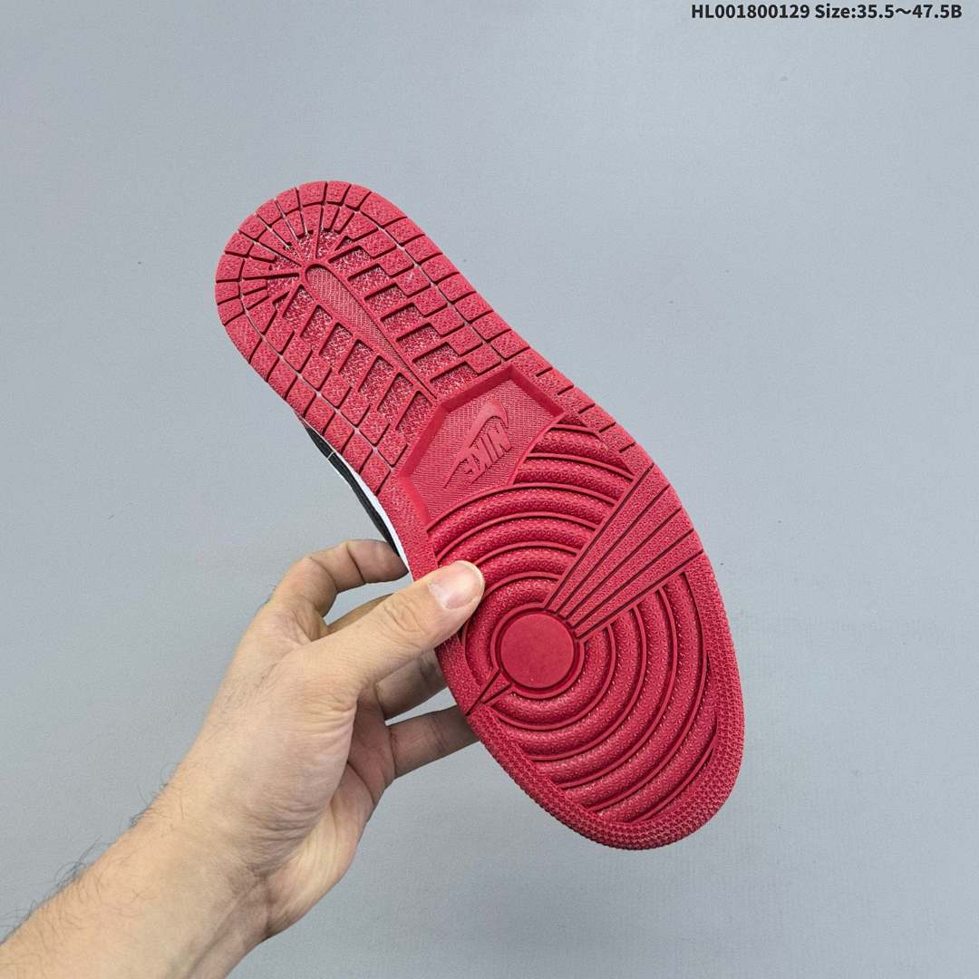 Air Jordan 1 Low "Bred Toe" AJ1 1 aj1 1 - foto 4