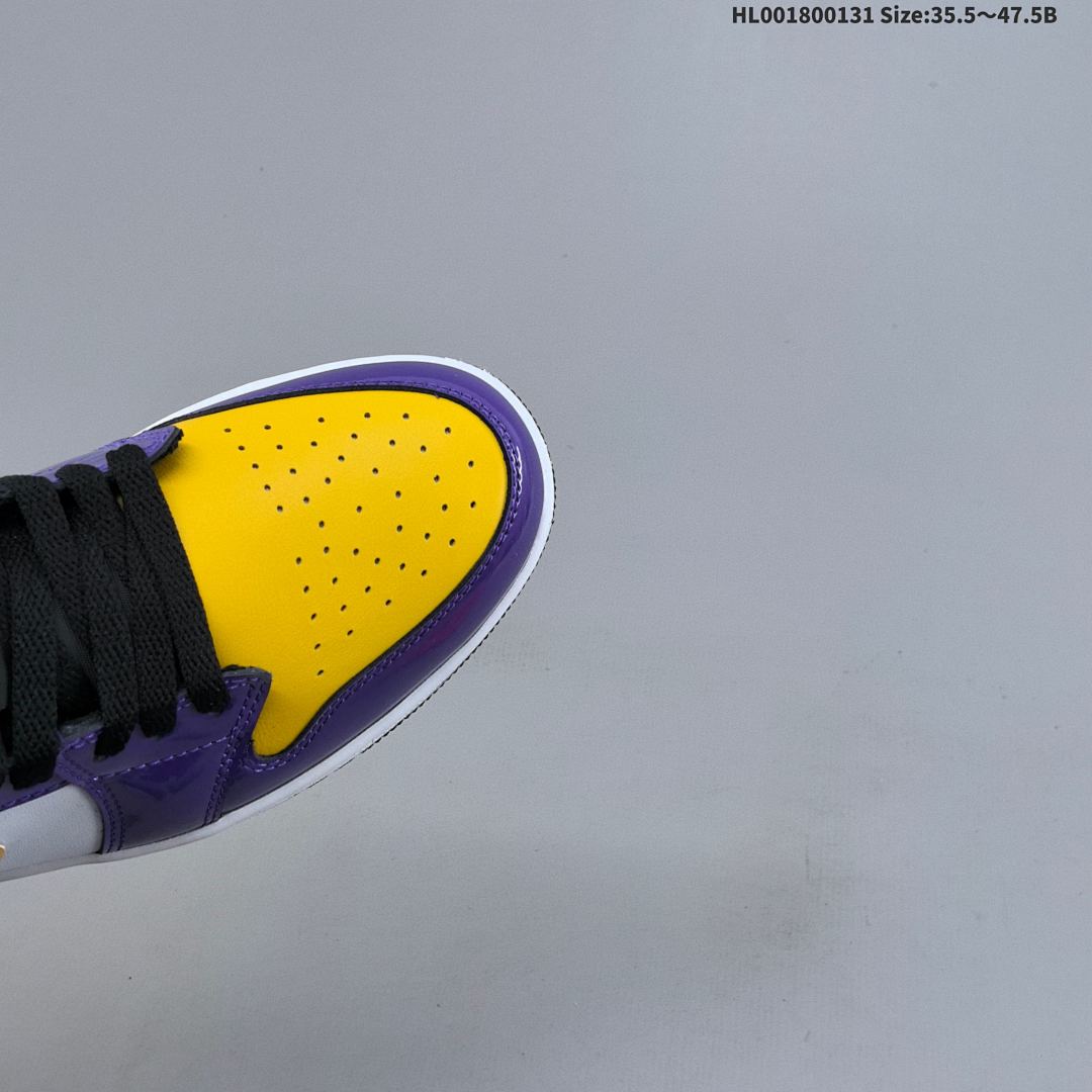 Air Jordan 1 Low "Lakers" AJ1 1 aj1 1 Jordan Ai - foto 3