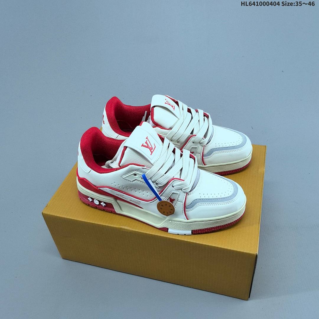 Louis Vuitton Trainer Sneaker Low LV ID Size 46 - foto 4