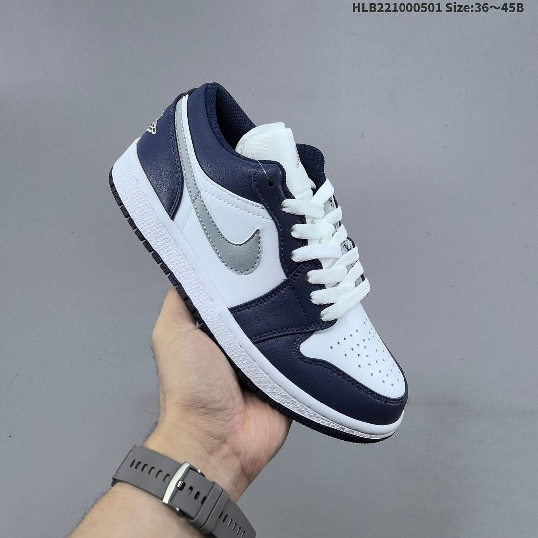 Air Jordan 1 Low "Aluminum" AJ1 1 aj1 1 Swo - foto 4
