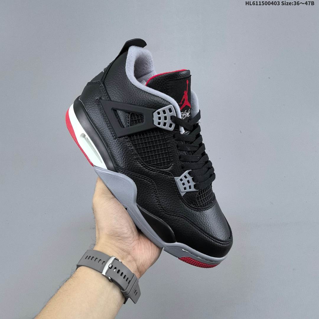 Air Jordan 4 Retro "Bred Reimagined" AJ4 4 aj4 4 - foto 3