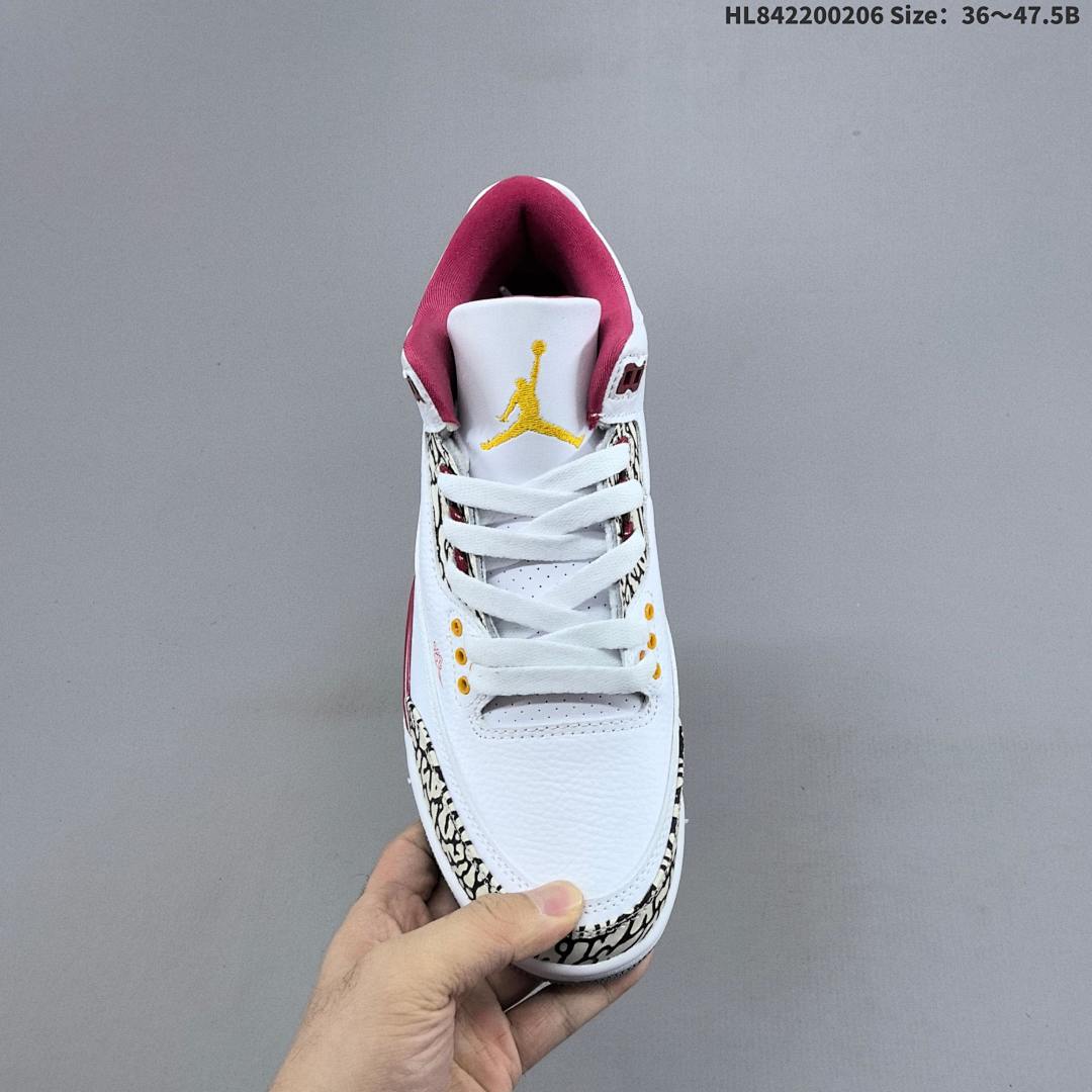 Air Jordan 3 Retro "Cardinal Red" AJ3 3 aj3 3 - foto 6