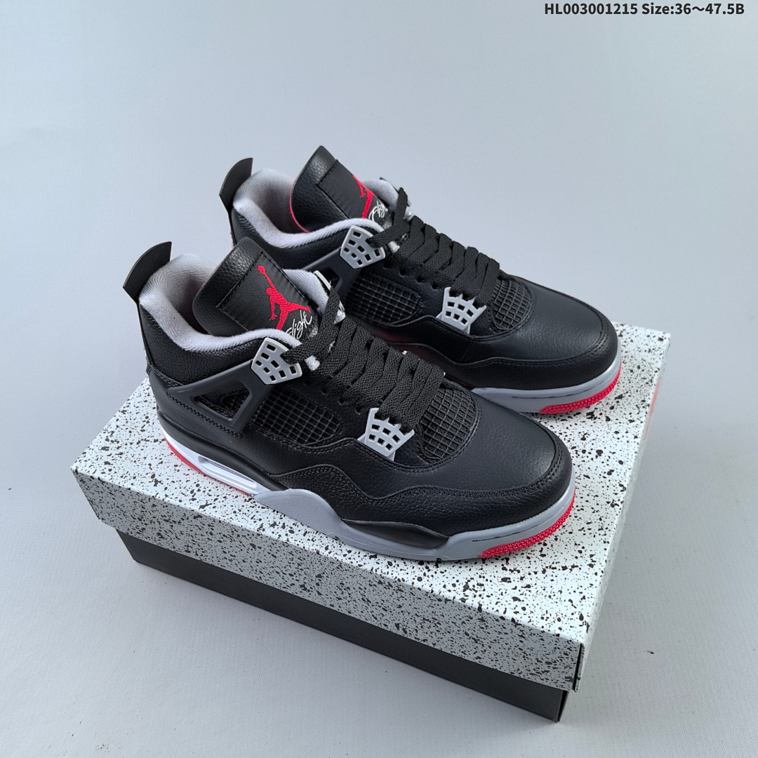 Air Jordan 4 Retro "Bred Reimagined" 2024 AJ4 4 aj4 4 2024