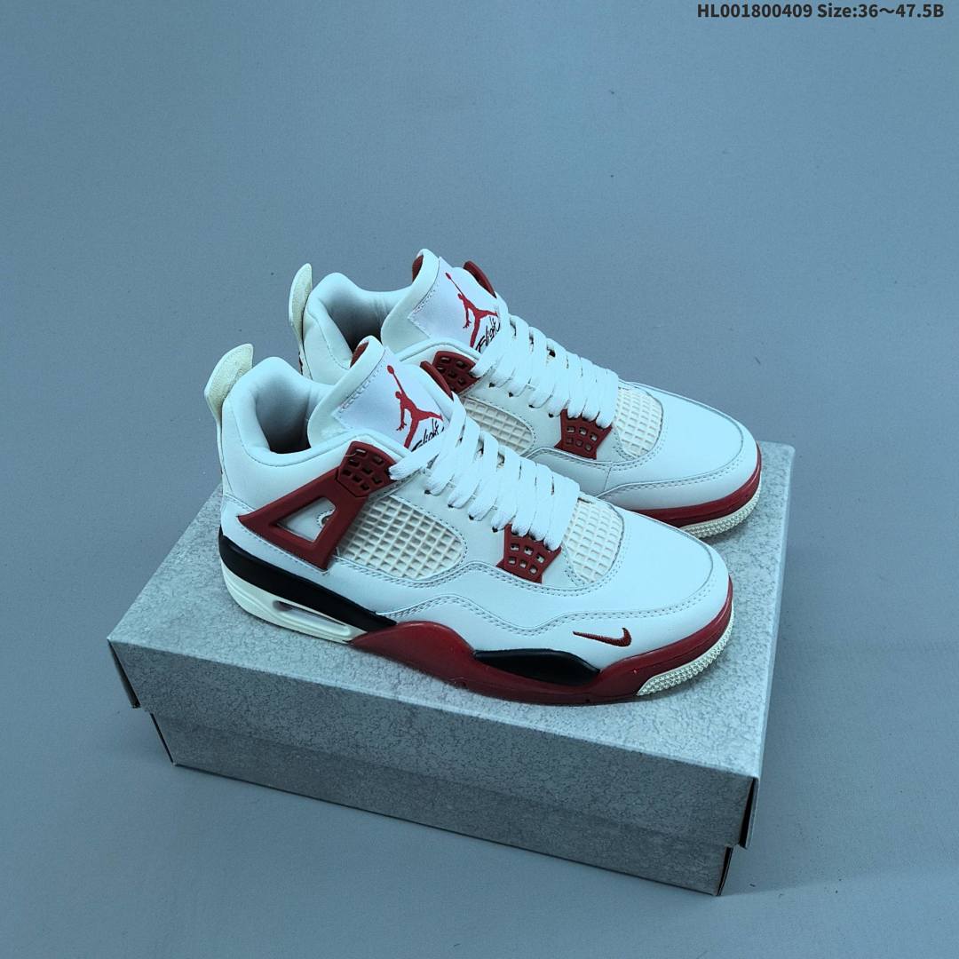 Nigel Sylvester x Air Jordan 4 "Sail Cinnabar" AJ4 4 aj4 4