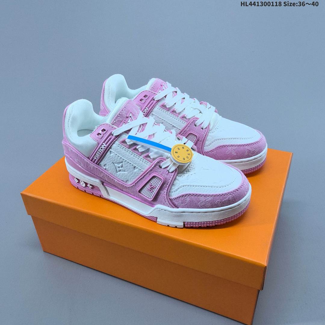 Louis Vuitton Trainer Sneaker Low LV ID Size 40