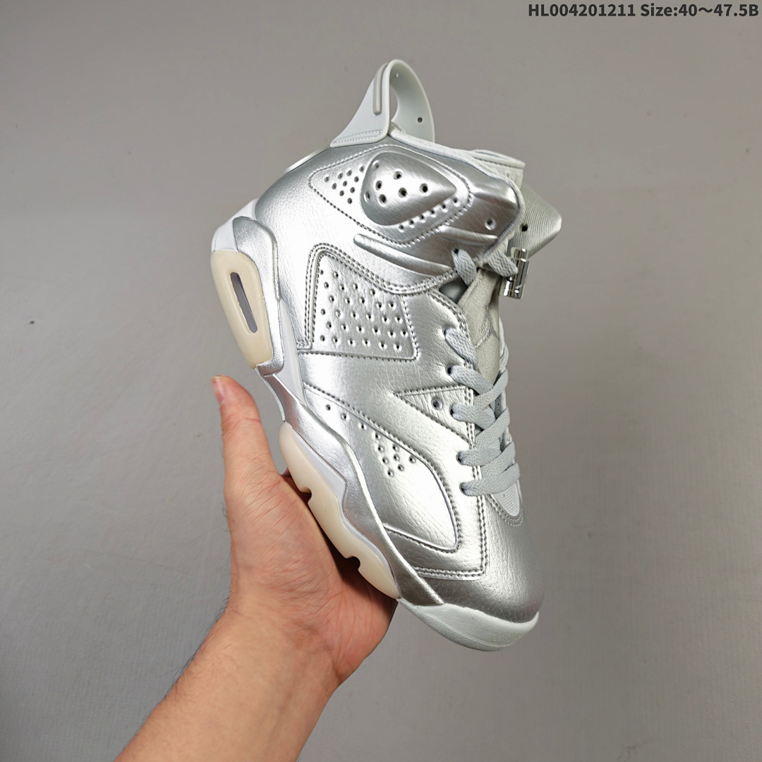 PSG x Air Jordan 6 Retro "Silver Metallic" AJ6 6 aj6 6 - foto 8