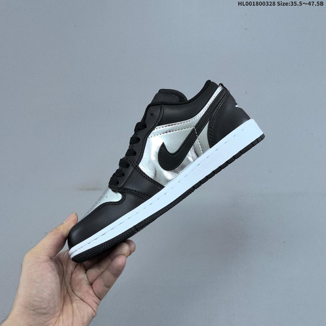 Air Jordan 1 Low "Silver Toe" AJ1 1 aj1 1 - foto 4