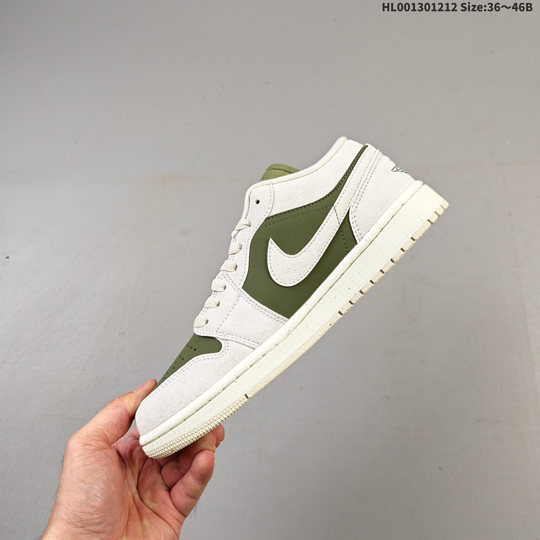 Air Jordan 1 Low "Medium Olive" AJ1 1 aj1 1 - foto 7