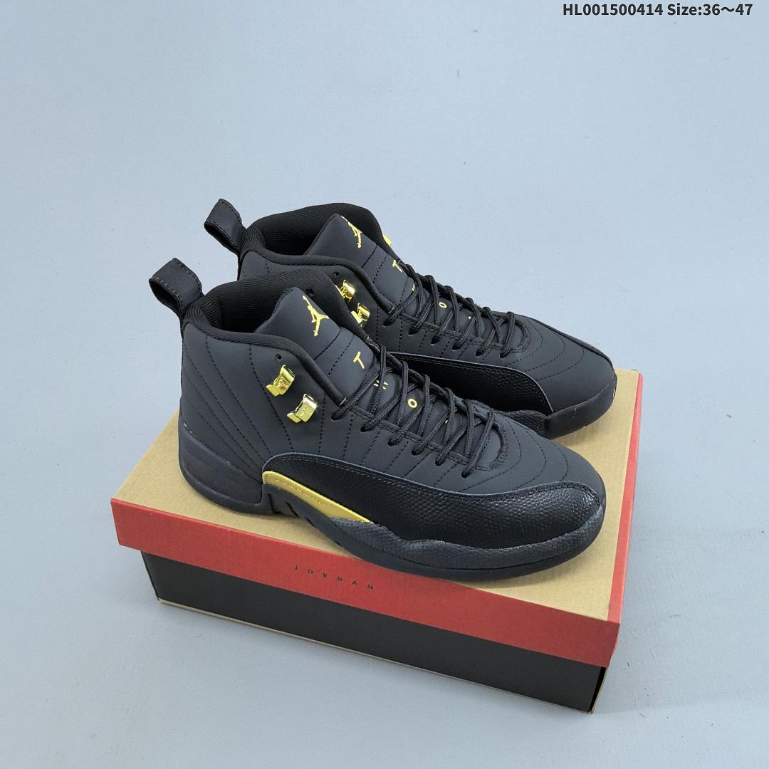 A Air Jordan 12 Retro "Black Taxi" AJ12 12 aj12 12