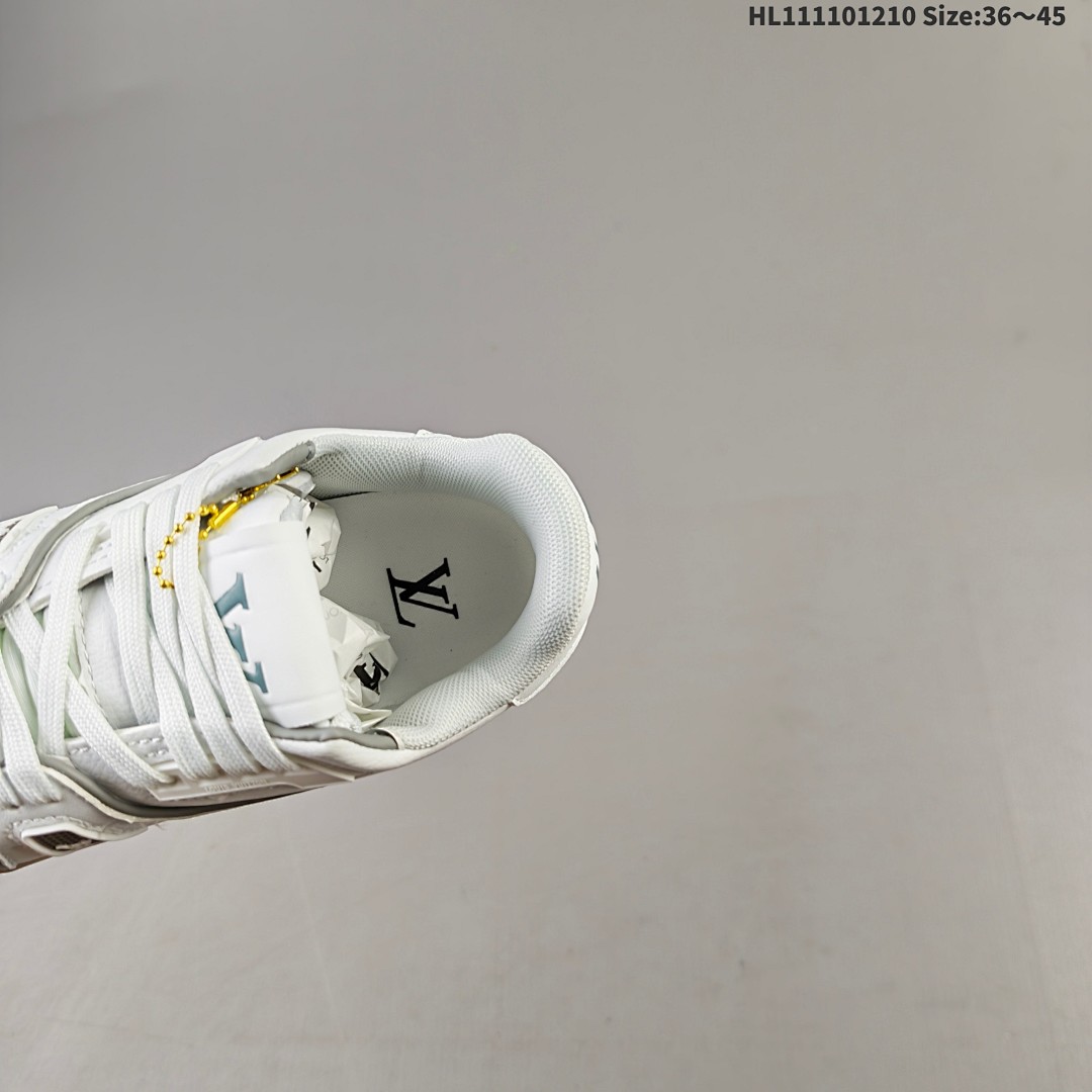 Louis Vuitton Trainer Sneaker Low LV ID Size 45 - foto 2