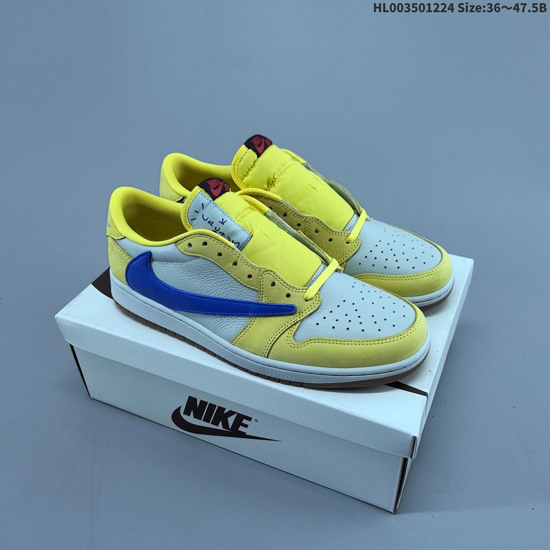 ❗️ Travis Scott x Air Jordan 1 Low OG "Canary" Yellow" 7.0 AJ1 1 aj1 1