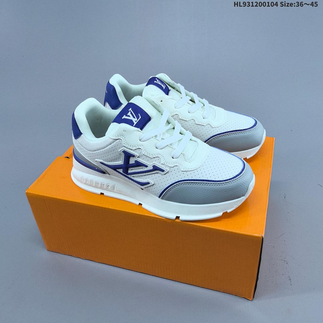 Louis Vuitton Trainer Sneaker Low LV ID Size 45 - foto 7