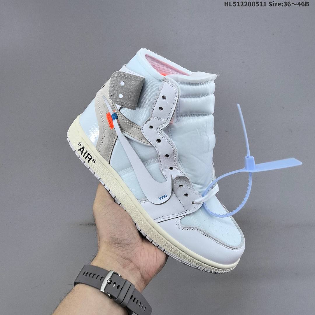 OFF-WHITE x Nike Air Jordan 1 Retro High OG “UNC” AJ1 1 aj1 1 Air J - foto 3