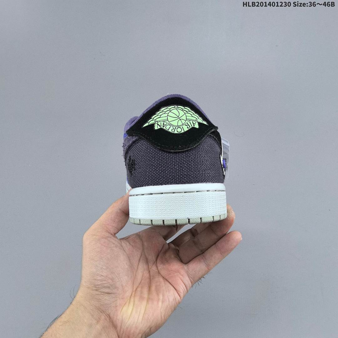 Zion Williamson x Air Jordan 1 Low OG & x27;Regency Purple And Dark Raisin& x27; 2.0 AJ1 1 - foto 5