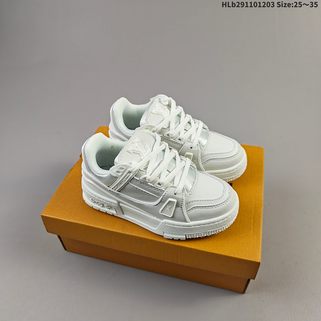 LV Louis Vuitton Trainer Sneaker Low HLb291101203 Size 35 - foto 5