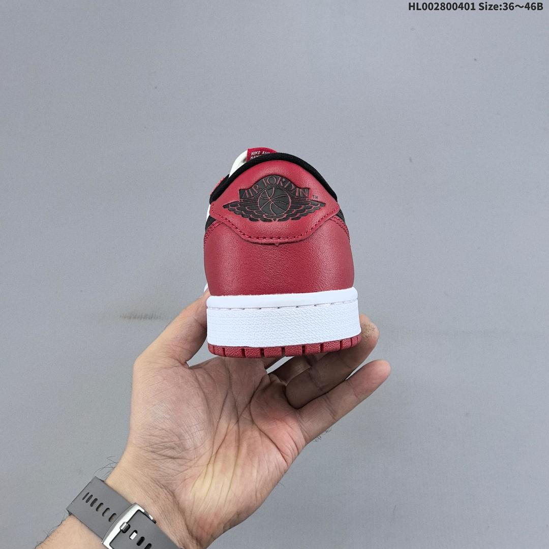 Air Jordan 1 Low OG "Black Muslin Varsity Red" AJ1 1 aj1 1 - foto 6