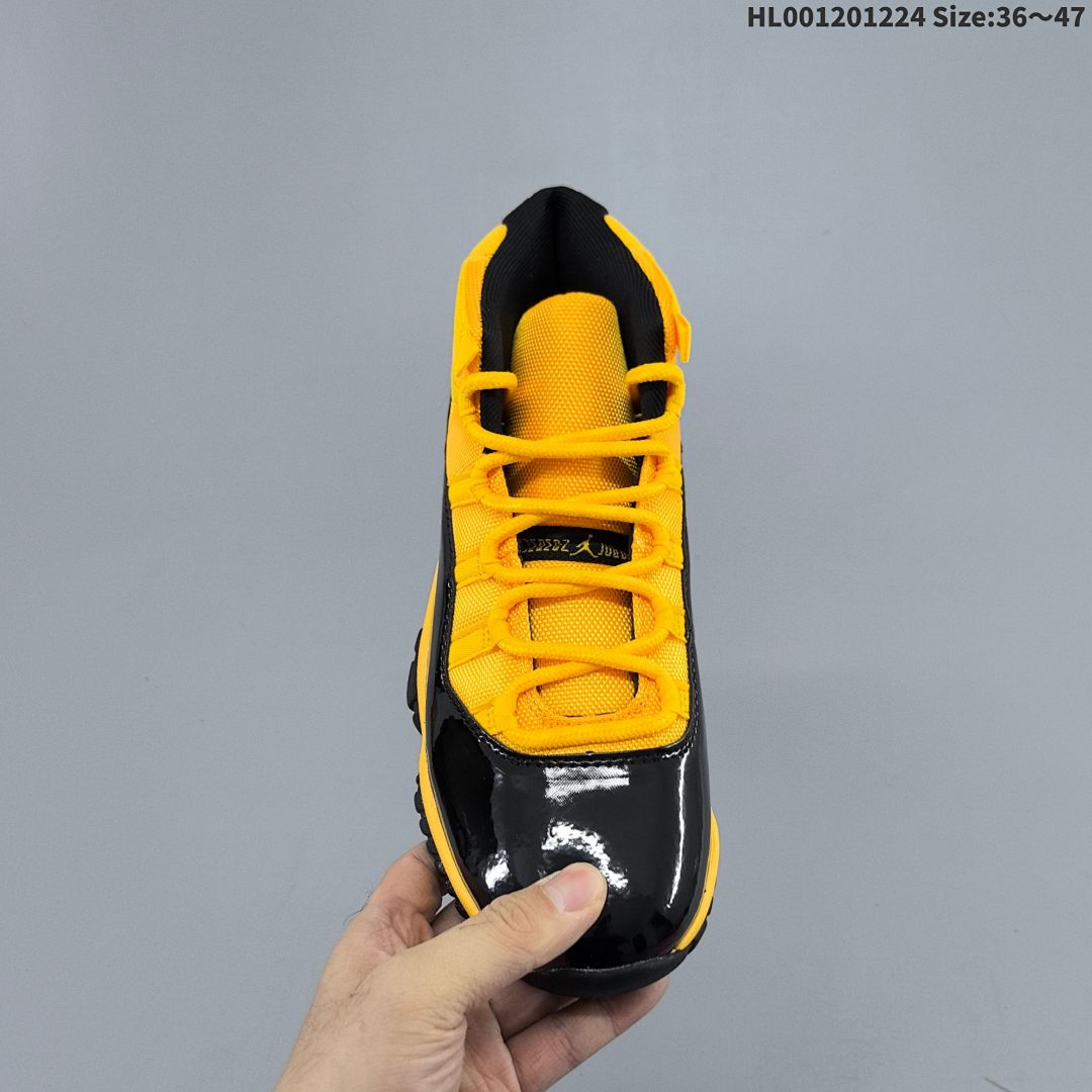 Air Jordan 11 Retro High "Black Yellow" AJ11 11 aj11 11 - foto 6