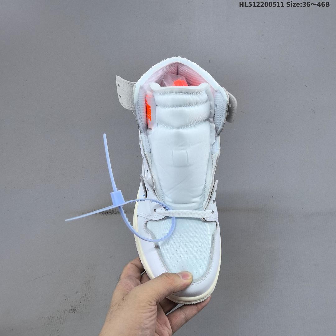 OFF-WHITE x Nike Air Jordan 1 Retro High OG “UNC” AJ1 1 aj1 1 Air J - foto 5