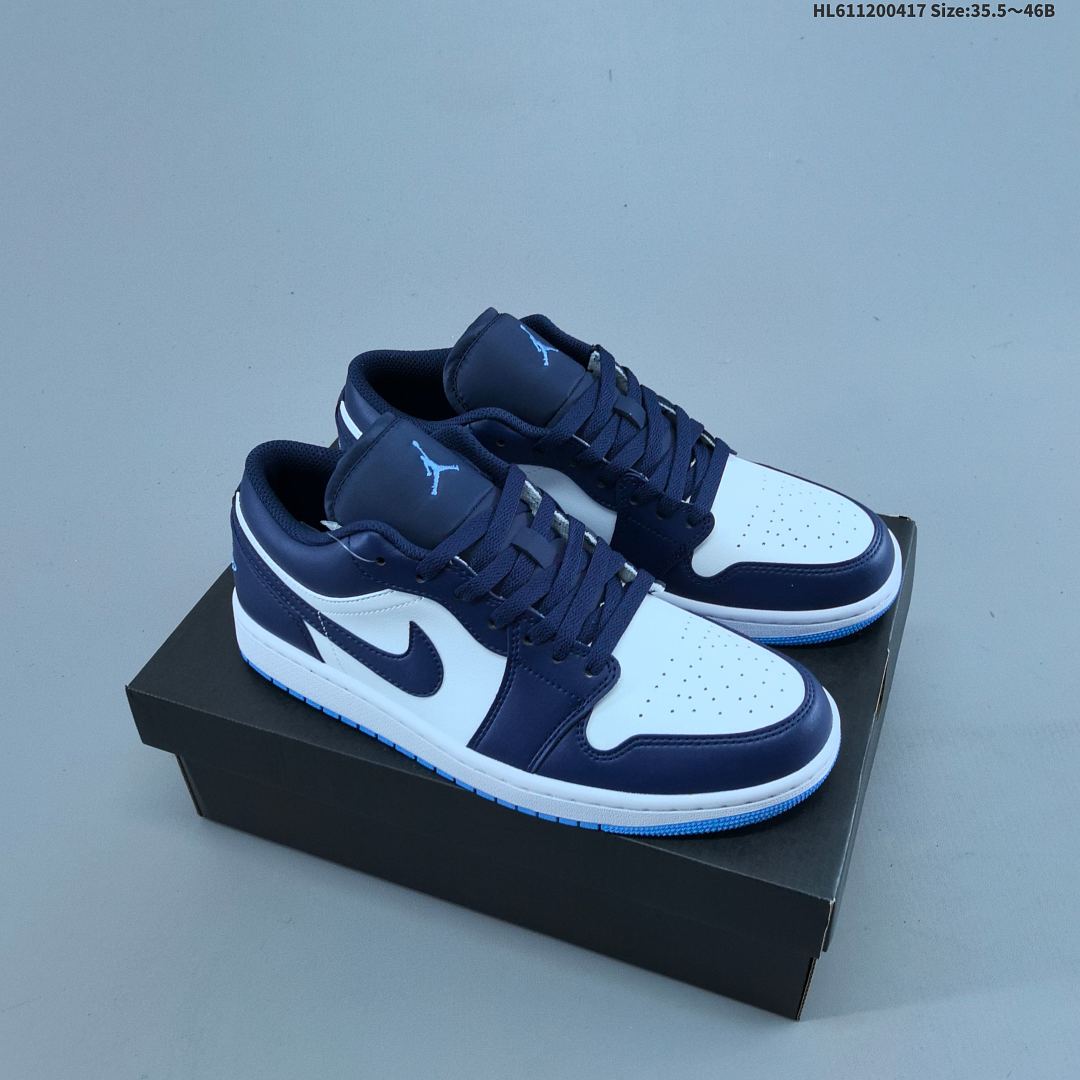 Air Jordan 1 Low "Midnight Navy/University Blue" AJ1 1 aj1 1 - foto 6