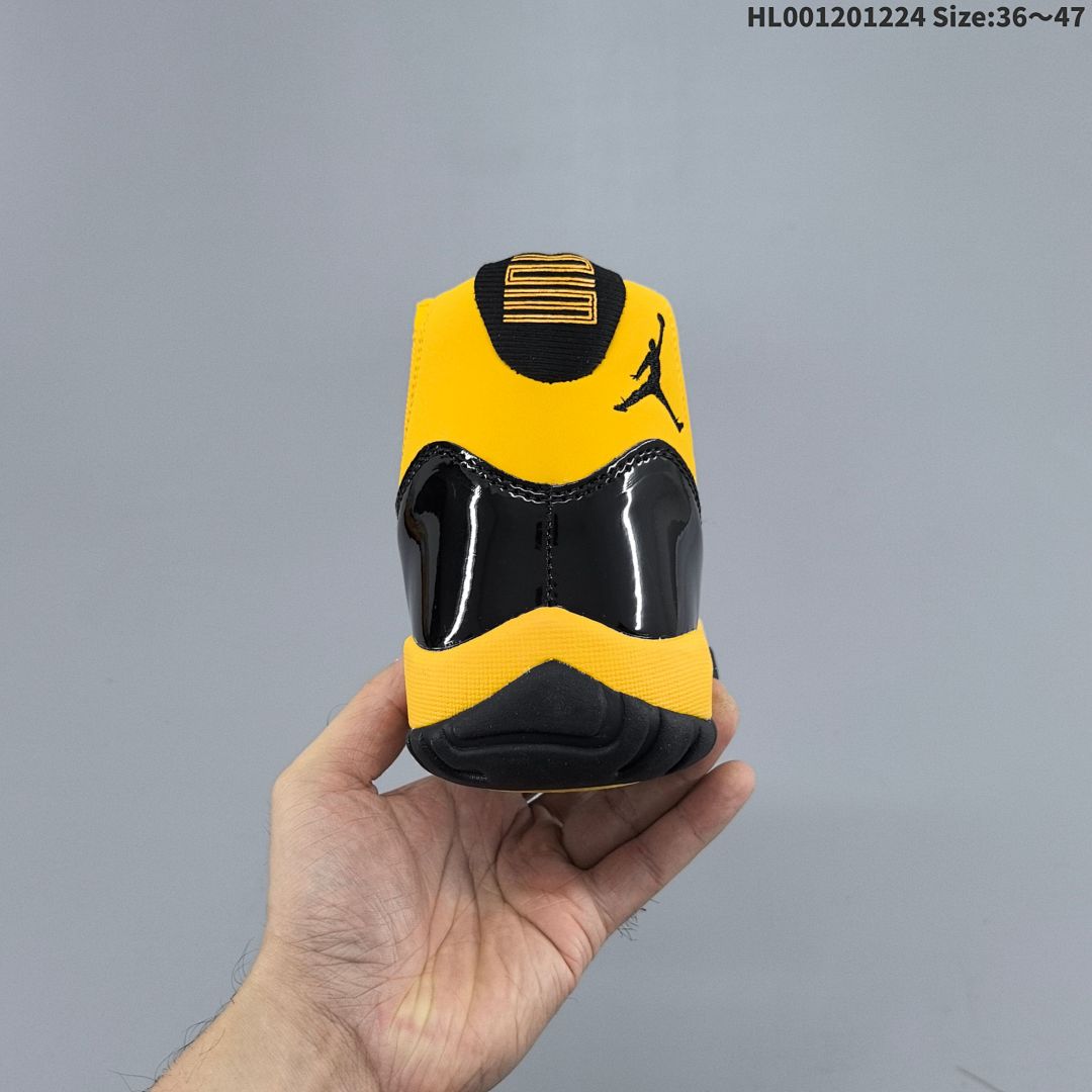 Air Jordan 11 Retro High "Black Yellow" AJ11 11 aj11 11 - foto 5