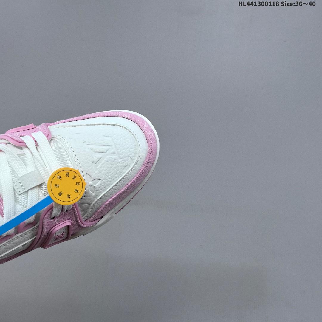 Louis Vuitton Trainer Sneaker Low LV ID Size 40 - foto 3