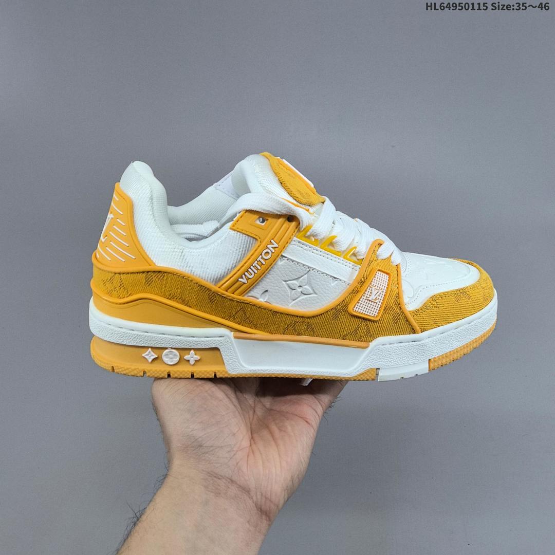 Louis Vuitton Trainer Sneaker Low LV ID Size 46 - foto 7