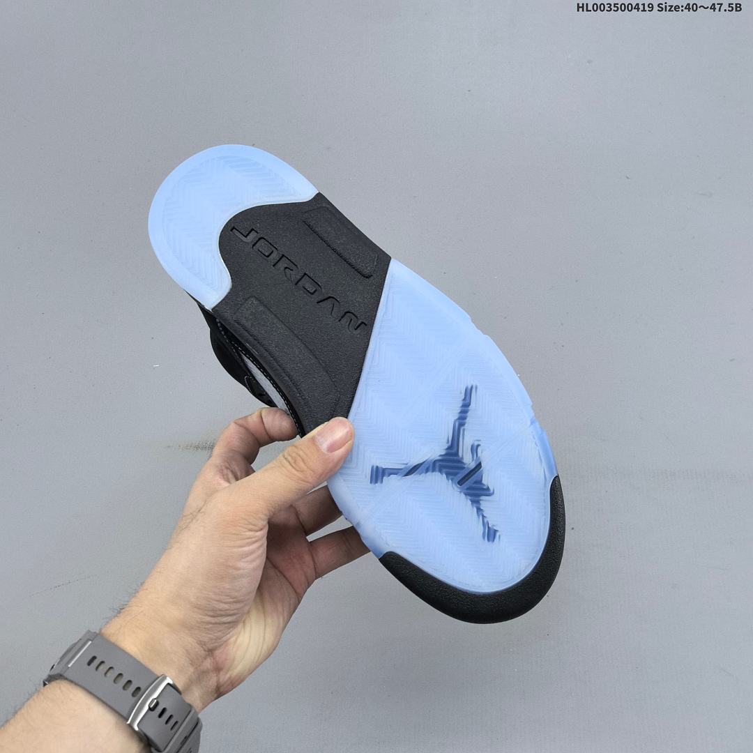 Air Jordan 5 Retro "Black University Blue" AJ5 5 aj5 5 - foto 7