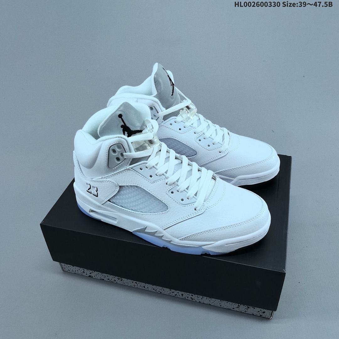 Air Jordan 5 Retro "Metallic White" AJ5 5 aj5 5