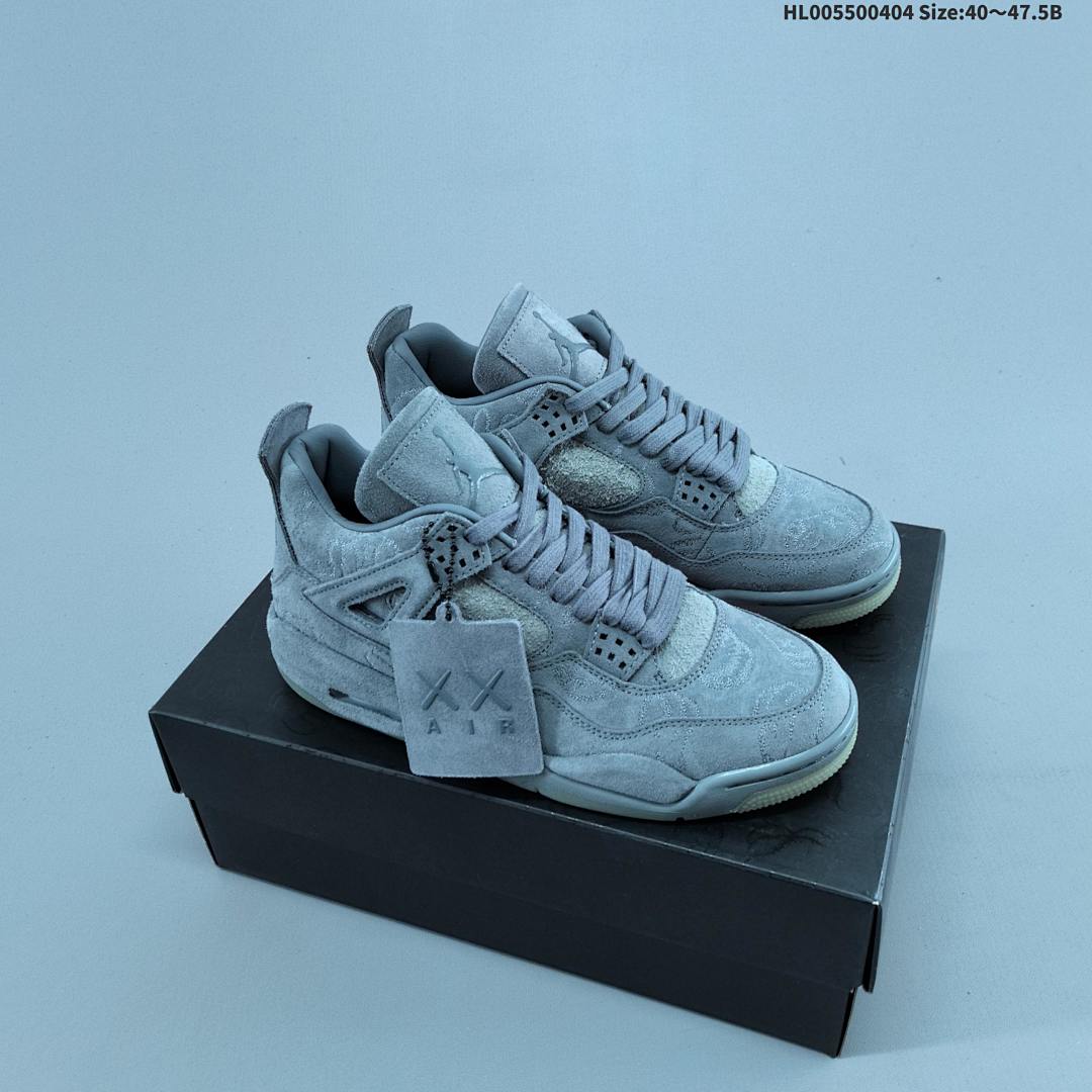 KAWS x Air Jordan 4 "Kaws Cool Grey" AJ4 4 aj4 4