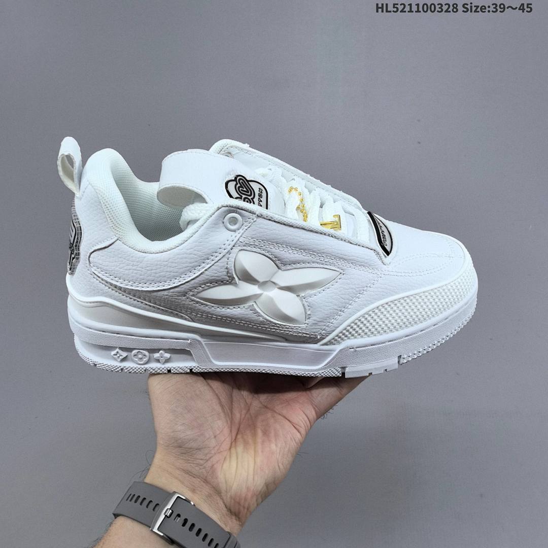 Louis Vuitton Trainer Sneaker Low LV ID Size 45 - foto 2