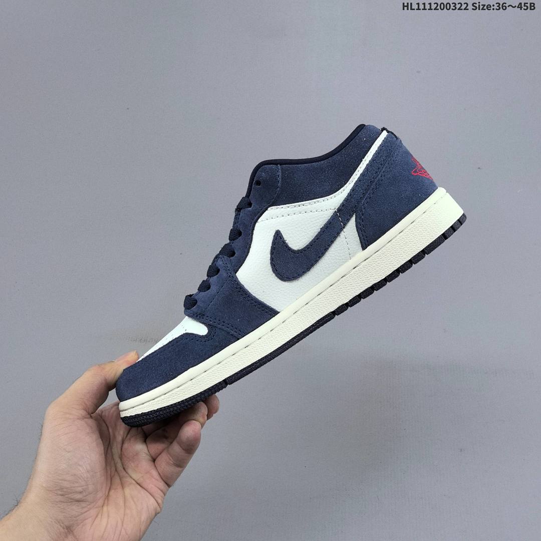 Air Jordan 1 Low "Obsidian Suede" AJ1 1 aj1 1 - foto 4