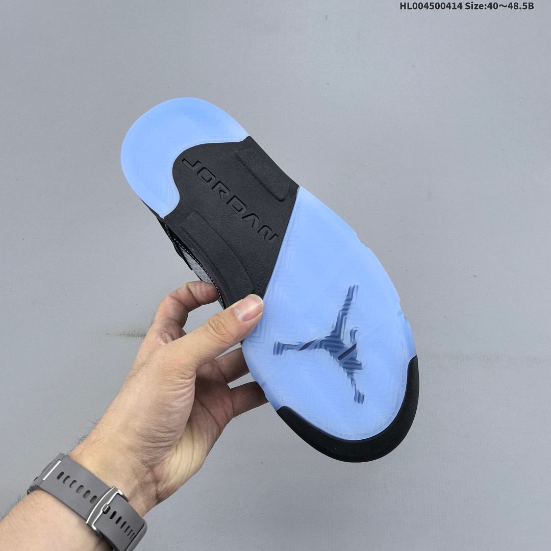 Air Jordan 5 Retro "Black University Blue" AJ5 5 aj5 5 - foto 7
